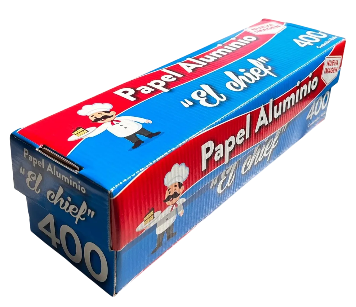PAPEL ALUMINIO CHIEF 400